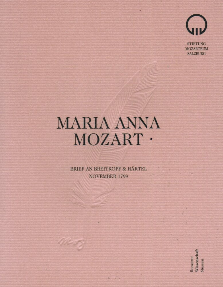 Faksimile: Maria Anna Mozart